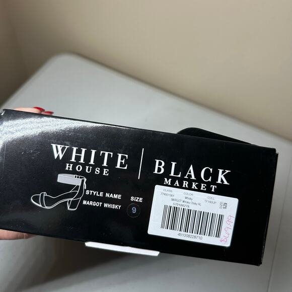 White House Black Market Women's Margot Whisky Heeled Strappy Sandals Size 9 - Picture 14 of 16